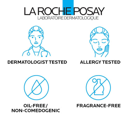 La Roche-Posay Toleraine Skin Care Set, Double Repair Face Moisturizer 100Ml & Purifying Foaming Facial Cleanser 50Ml, Oil Free Moisturizer & Face Wash for Oily Skin, Formulated with Niacinamide